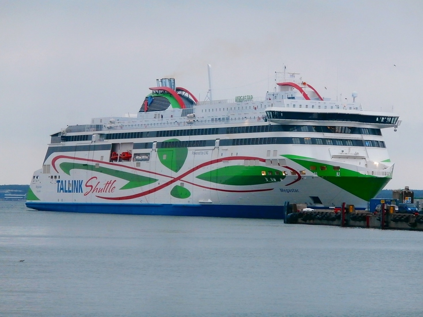M/S Megastar: Port-Side Hull Cleaning & Repaint