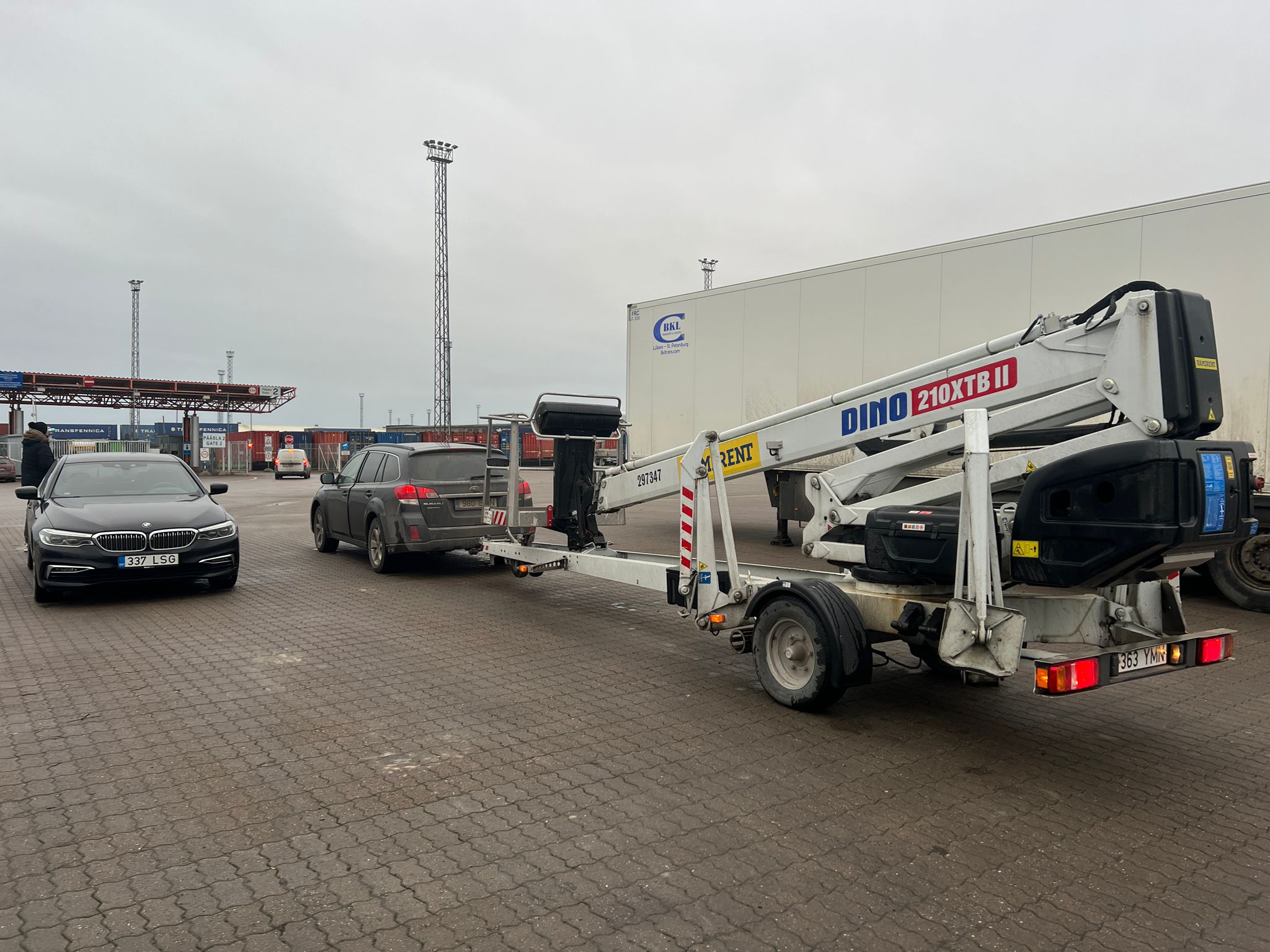M/S Hafnia Sea & M/S Corona Sea: End of Charter Repaint for Transfennica Crew and equipment mobilised at Paldiski ahead of departure
